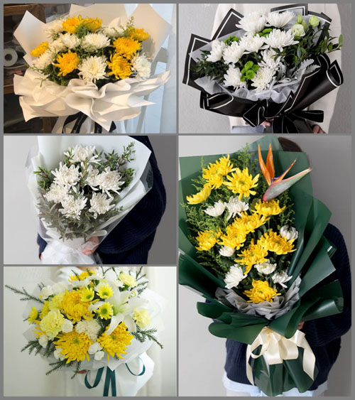 湖南岳阳汨罗市汨罗镇黄家坪村白事花束代送